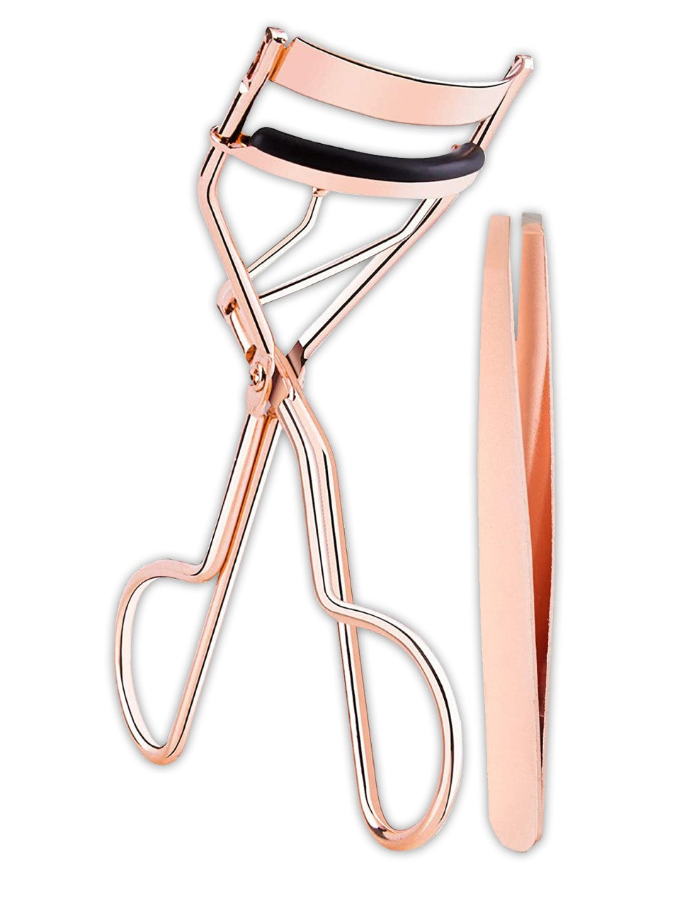Eyelash curler with advanced silicone pressure + Antistatic lashes applicator KIT of 2